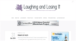 Desktop Screenshot of laughingandlosingit.net